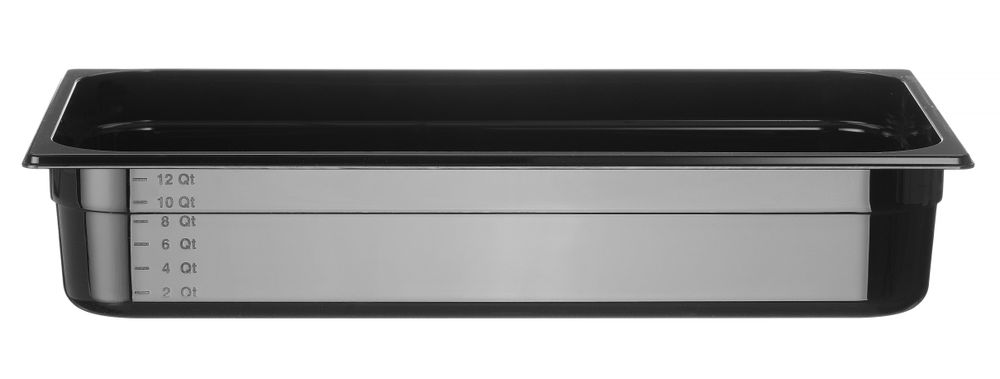 Gastronorm-Behälter 1/1 Profi Line GN 1/1 14L Schwarz 530x325x(H)100mm-ING12258