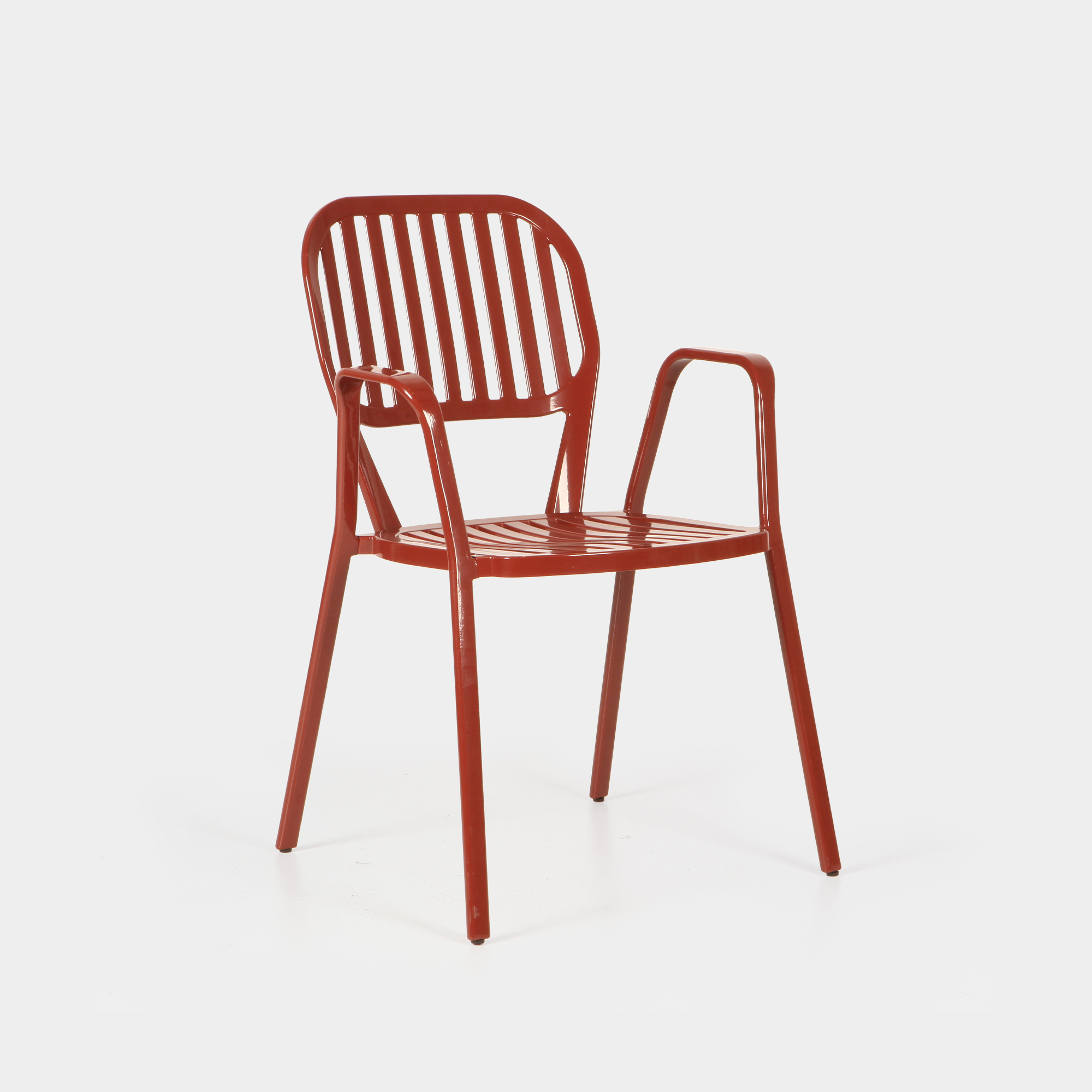 Outdoor Stuhl Aluminium Izmir Rot
