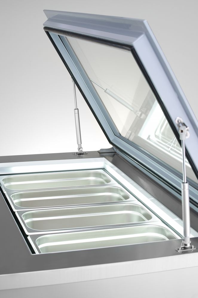 Eiscreme-Display-Gefrierschrank Arktic 220-240V/210W 867x735x(H)373mm-ING11197