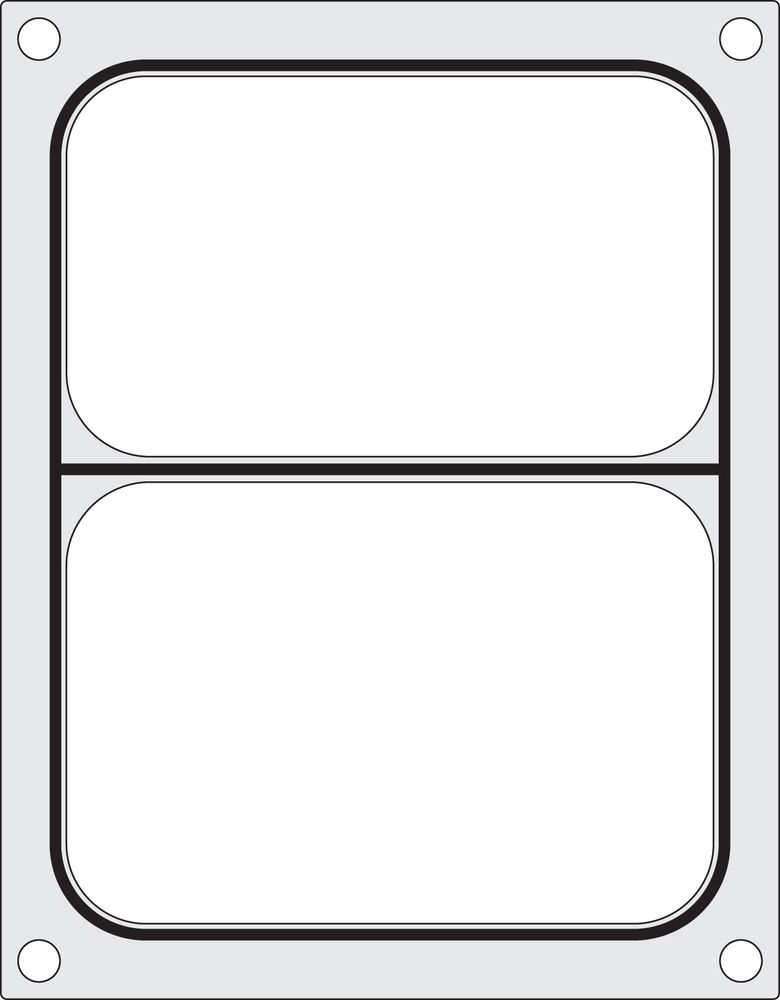 Matrize für Versiegelungsmaschine    ein zweiteiliger Behälter (227x178 mm)-ING11292