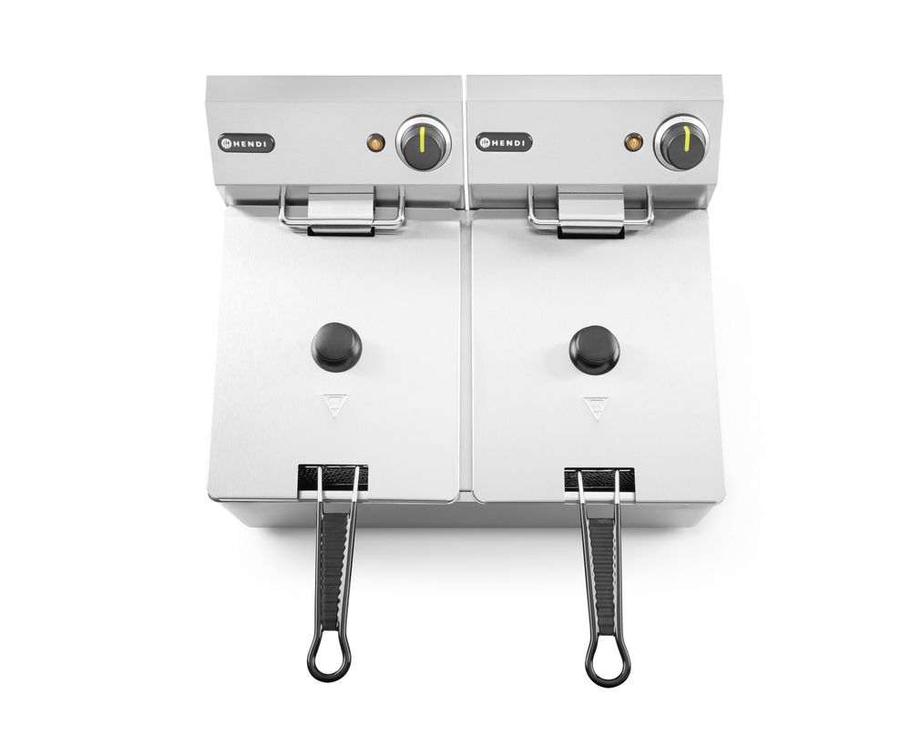 Friteuse Kitchen Line - 2x6L    Kitchen Line  12L  230V/6600W  550x430x(H)305mm-ING11280 Friteuse Kitchen Line - 2x6L    Kitchen Line  12L  230V/6600W  550x430x(H)305mm-ING11280