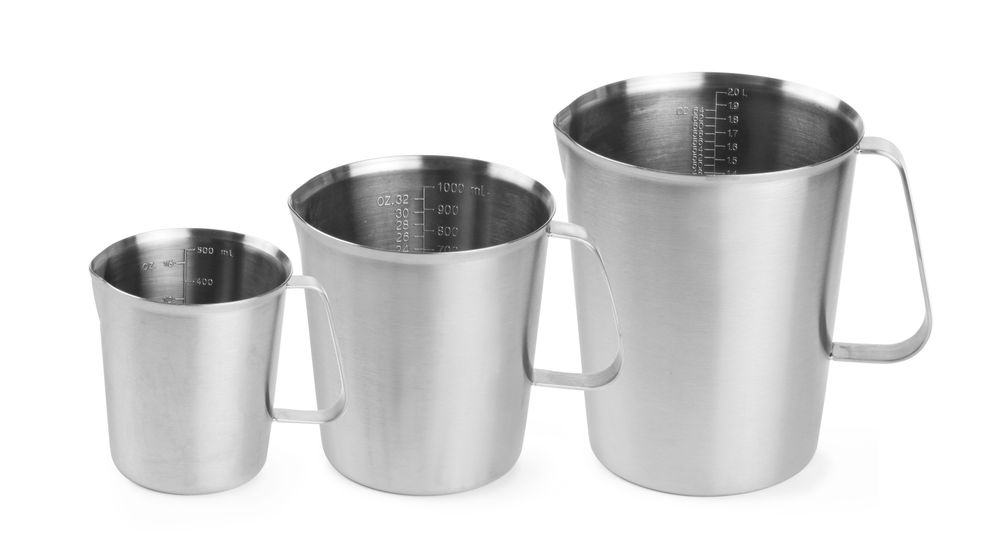 Messbecher Edelstahl 05L ø90x(H)105mm-ING12722 Messbecher Edelstahl 05L ø90x(H)105mm-ING12722