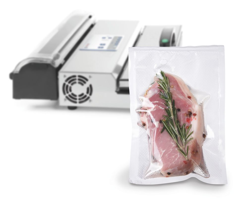 Vakuum-Kochbeutel Rolle  geprägt - 2 Stk.    2 Stk.  6000x200mm-ING11431 Vakuum-Kochbeutel Rolle  geprägt - 2 Stk.    2 Stk.  6000x200mm-ING11431