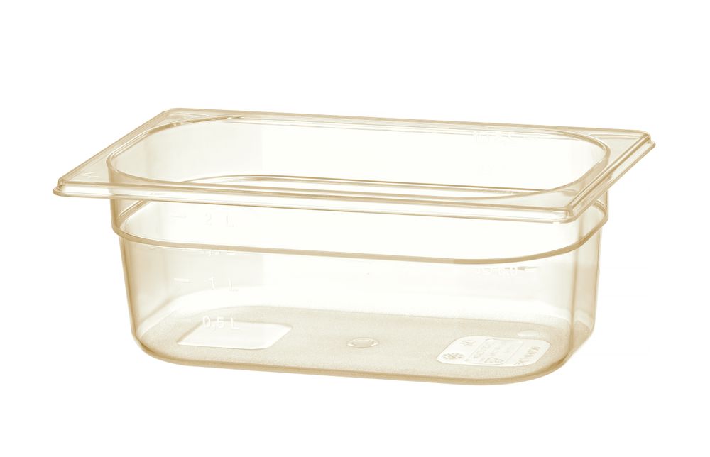 Gastronorm-Behälter 1/4 hochtemperatubeständig GN 1/4 26L Transparent 265x162x(H)100mm-ING12369 Gastronorm-Behälter 1/4 hochtemperatubeständig GN 1/4 26L Transparent 265x162x(H)100mm-ING12369