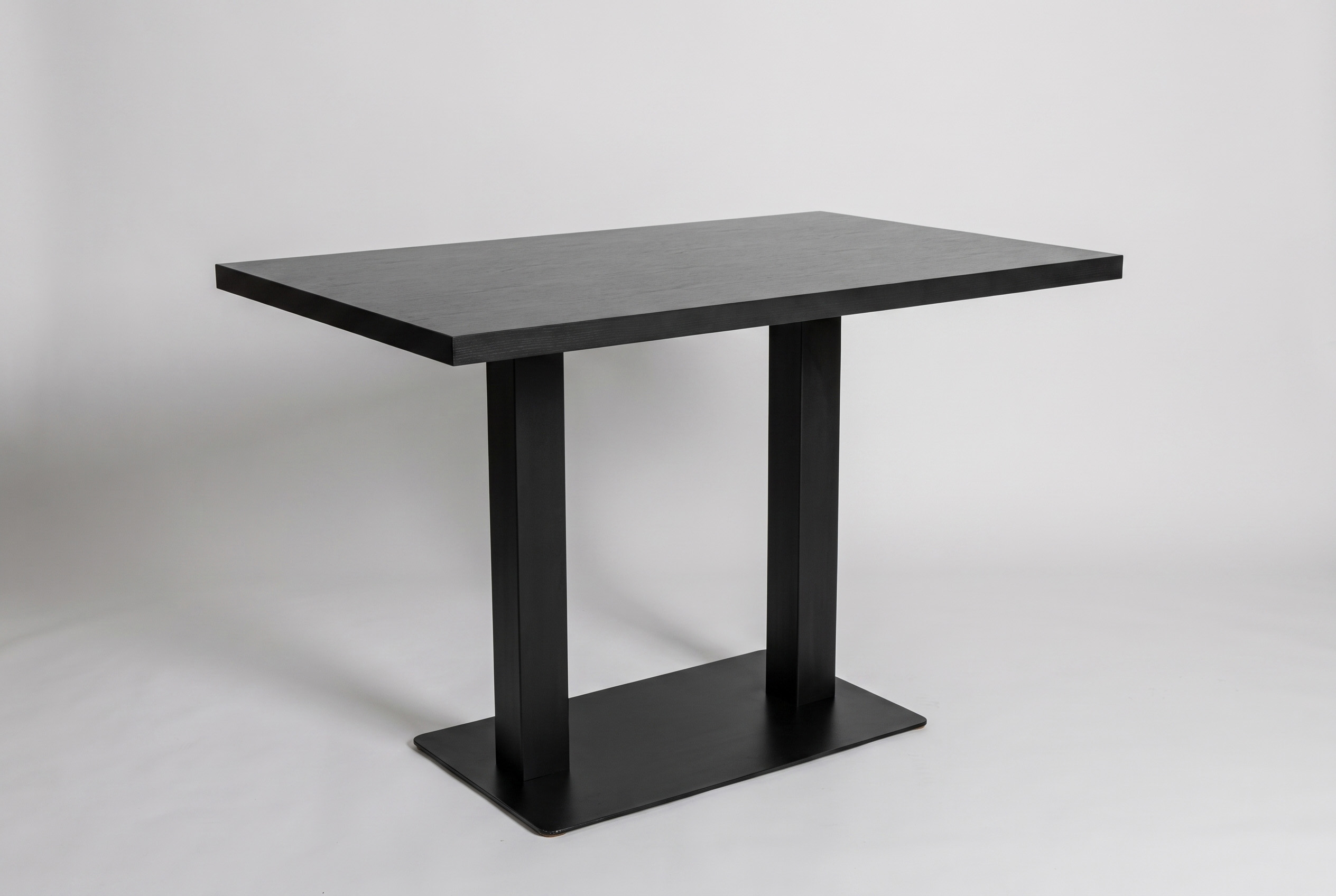 Tisch Salo 150x80cm Schwarz Restauranttisch Bistrotisch Gastrotisch
