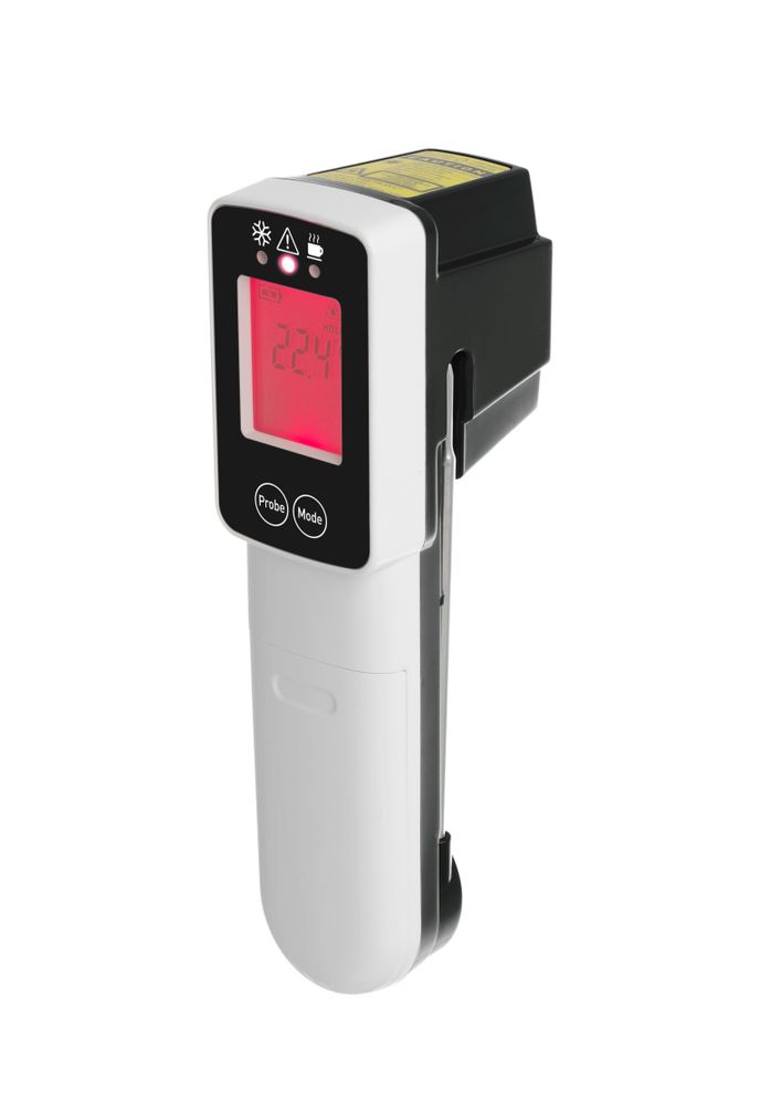 Infrarot-Thermometer mit Sonde 39x53x(H)158mm-ING12314 Infrarot-Thermometer mit Sonde 39x53x(H)158mm-ING12314