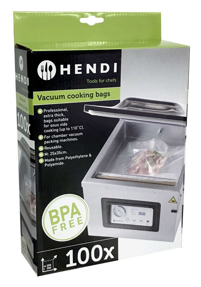Vakuum-Kochbeutel    100 Stk.  350x250mm-ING11436 Vakuum-Kochbeutel    100 Stk.  350x250mm-ING11436