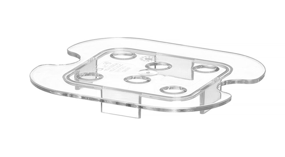 Perforiertes Abtropfgitter für Gastronorm-Behälter aus Polycarbonat Profi Line GN 1/6 Transparent 11-ING12269