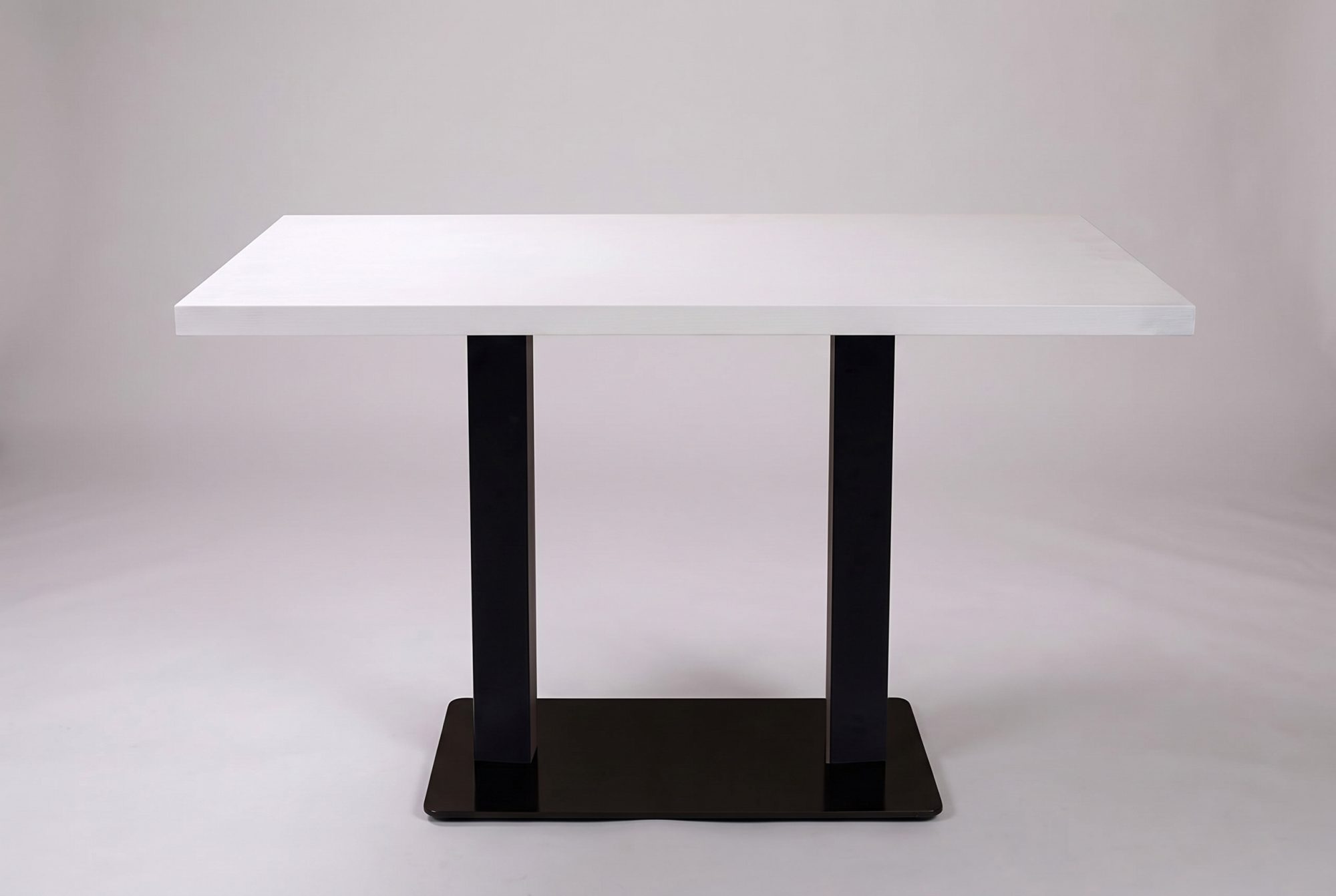 Tisch Bergamo 100x80cm Weiss Restauranttisch Bistrotisch Gastrotisch--ING10521M