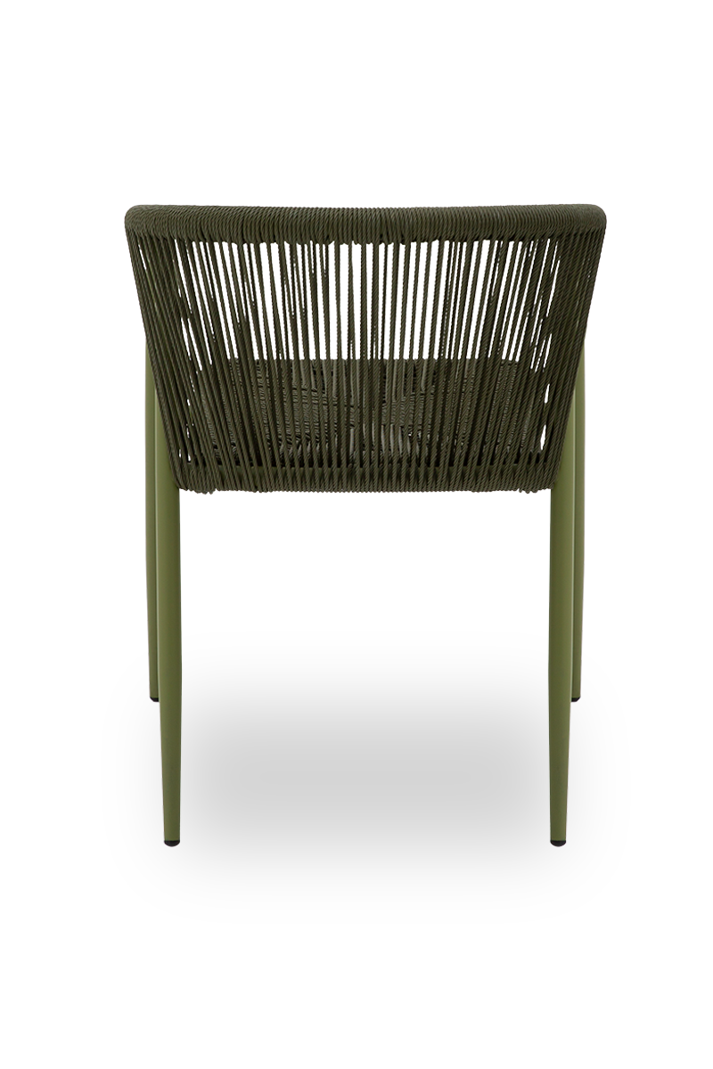 Technorattan Stuhl Treviso Grün mit Armlehne-ING10885 Technorattan Stuhl Treviso Grün mit Armlehne-ING10885