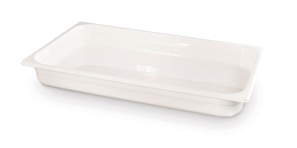 Gastronorm-Behälter 1/1 GN 1/1 9L Weiß 530x325x(H)65mm-ING12405 Gastronorm-Behälter 1/1 GN 1/1 9L Weiß 530x325x(H)65mm-ING12405