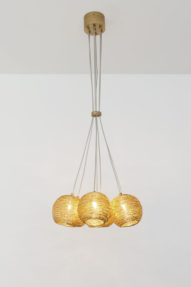 Hängeleuchte 7-flammig Campano Gold Hängeleuchte 7-flammig Campano Gold
