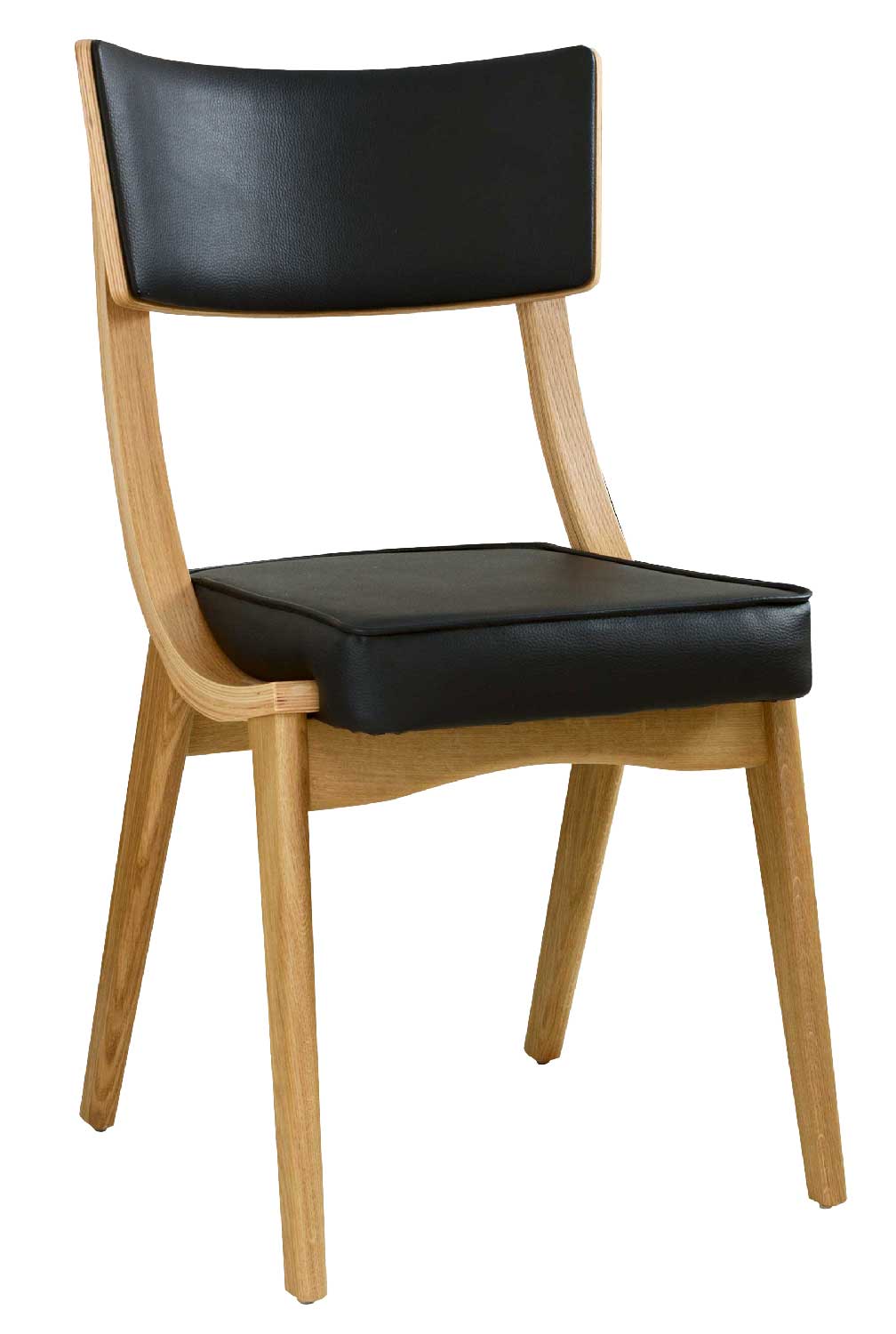 Restaurant Bistro Stuhl Vollholz Karabag Sitzpolster Kunstleder Schwarz Restaurant Bistro Stuhl Vollholz Karabag Sitzpolster Kunstleder Schwarz