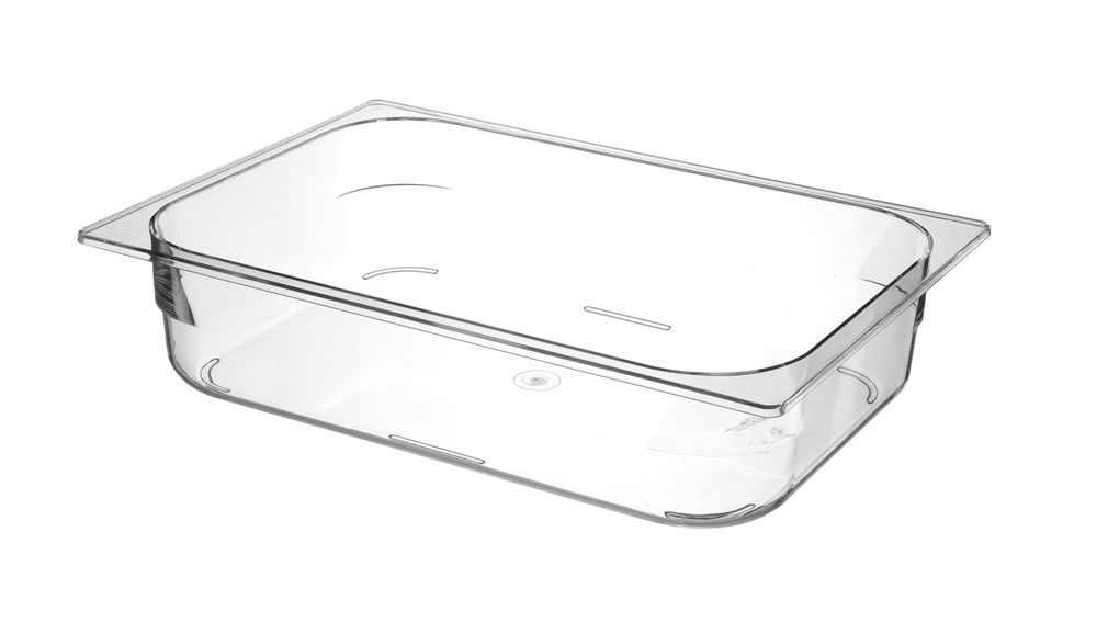 Eiscreme-Behälter Polycarbonat 5L Transparent 360x250x(H)80mm-ING12938