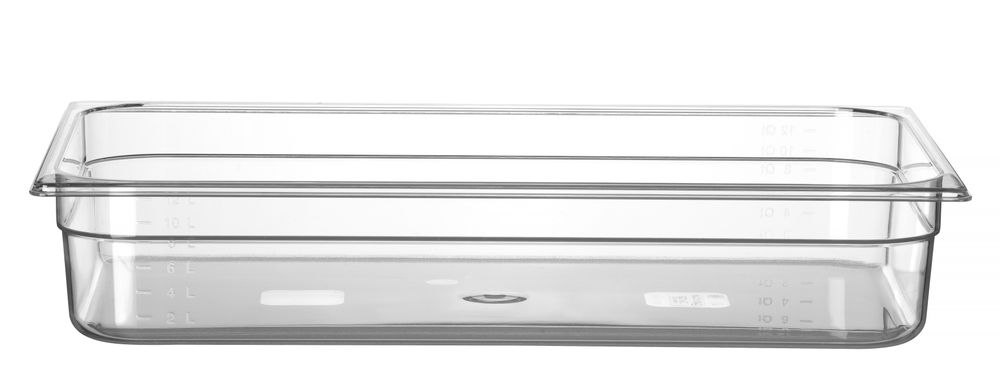 Gastronorm-Behälter 1/1 Profi Line GN 1/1 14L Transparent 530x325x(H)100mm-ING12286
