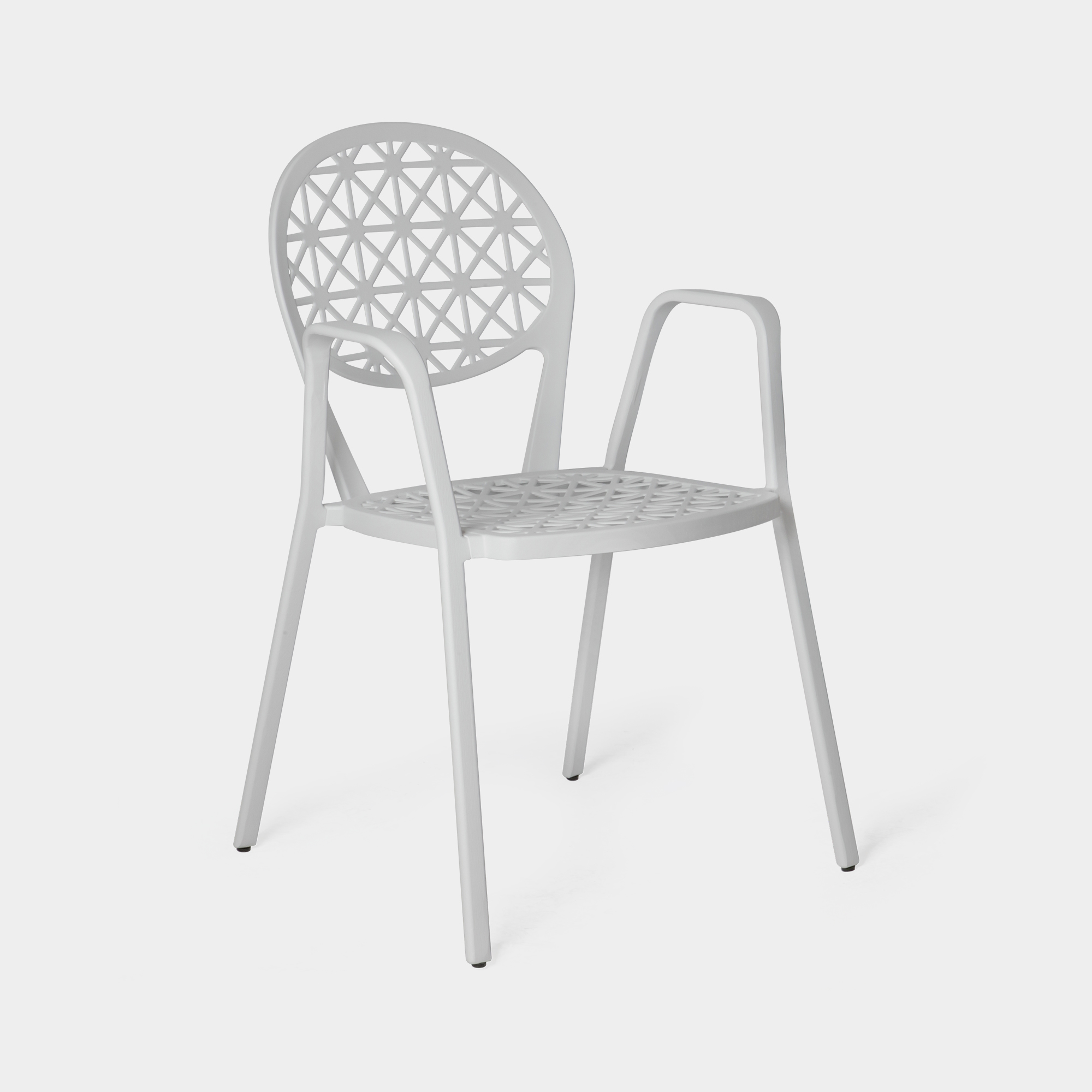 Outdoor Stuhl Aluminium Mersin Weiss