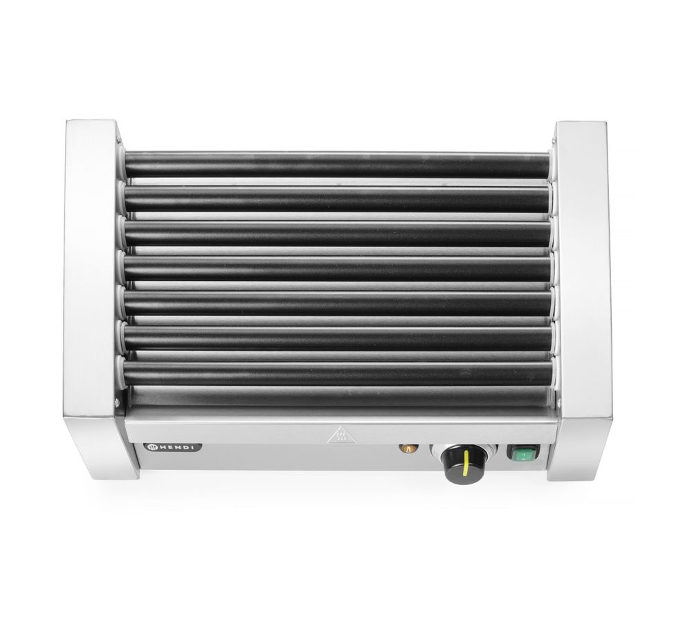 Rollengrill - Eine Zone    7 Rollen  230V/740W  525x365x(H)176mm-ING11576