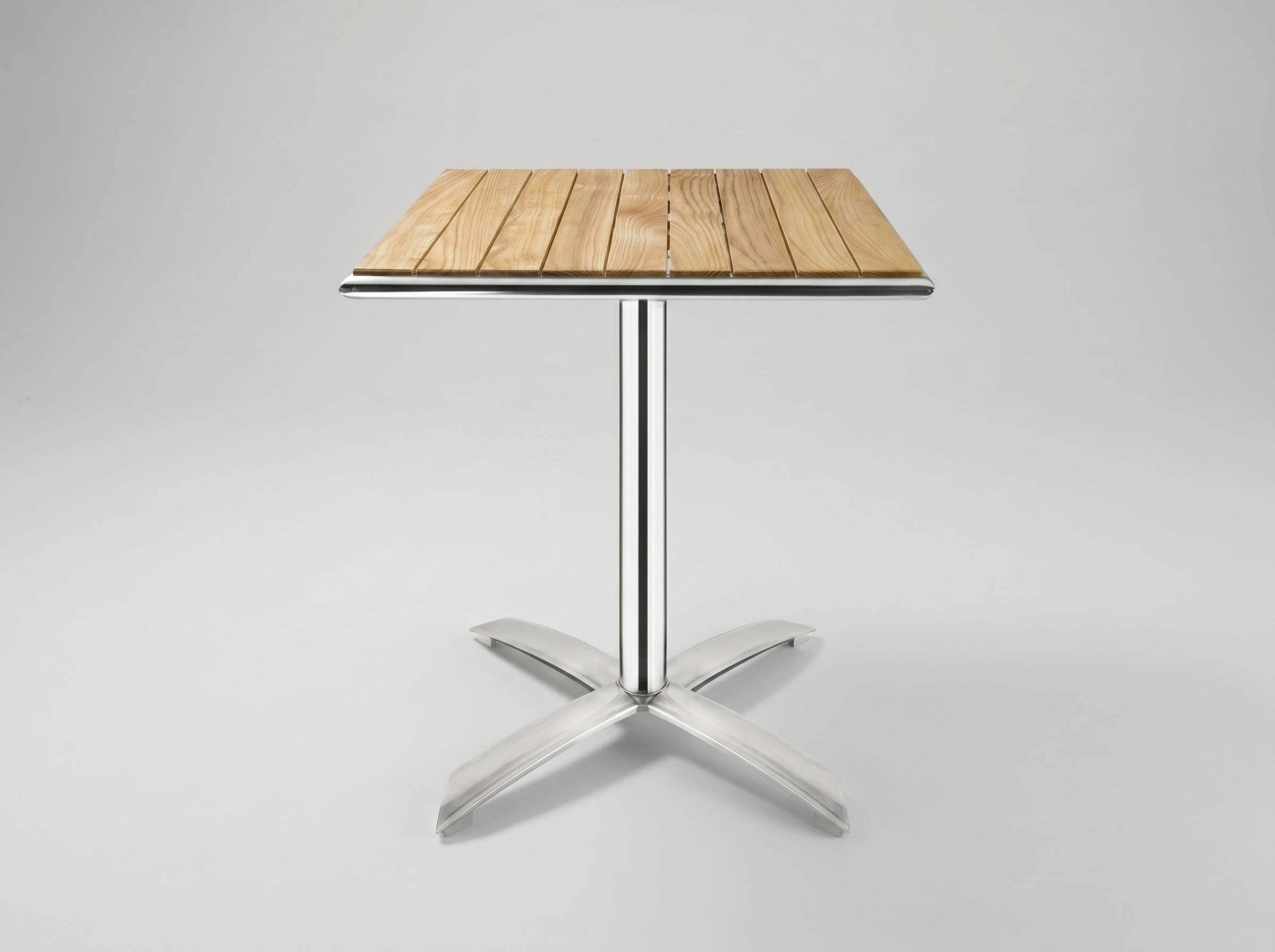 Outdoor Tisch Klappbarer 60x60cm Außenbereich Eschenholz - Tango
