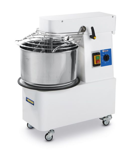 Spiralmischer mit steigendem Kopf und herausnehmbarer Schüssel.    88 kg/h  32L  431x740x(H)804mm-ING11664