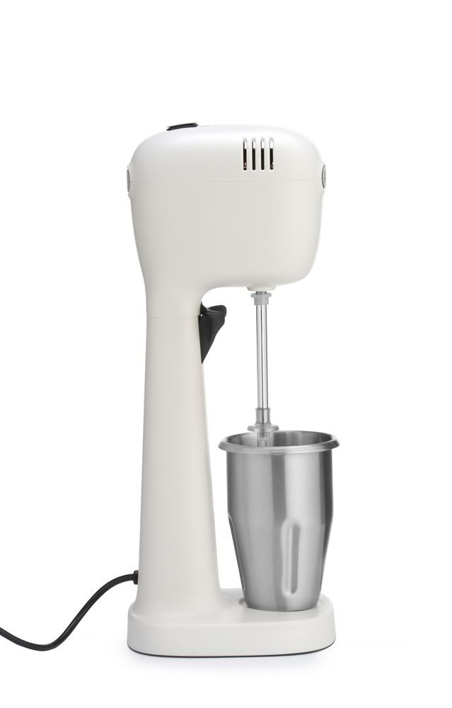 Milchshake-Mixer - Design by Bronwasser   Weiß 230V/400W 170x210x(H)485mm-ING10951