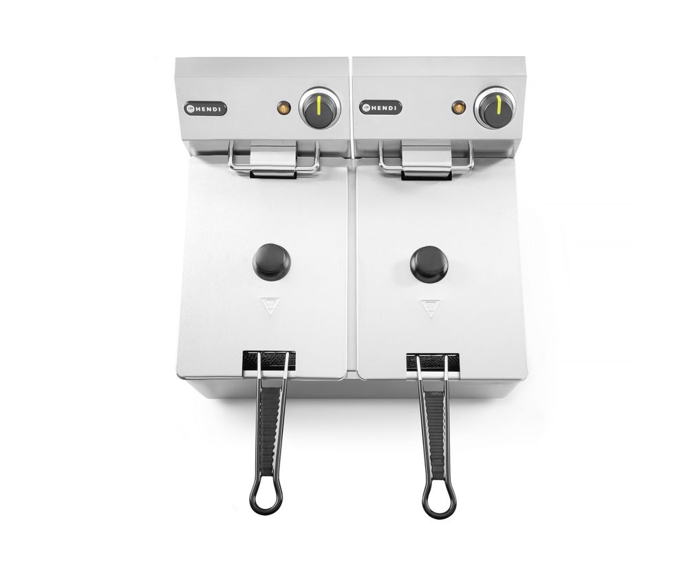 Friteuse Kitchen Line - 2x4L    Kitchen Line  8L  230V/6000W  470x380x(H)315mm-ING11281 Friteuse Kitchen Line - 2x4L    Kitchen Line  8L  230V/6000W  470x380x(H)315mm-ING11281