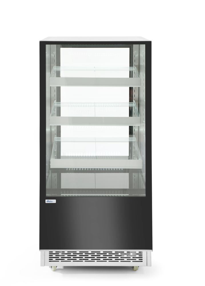 Kühlvitrine mit 3 geneigten Regalen Arktic 300L 230V/480W 650x833x(H)1460mm-ING11167 Kühlvitrine mit 3 geneigten Regalen Arktic 300L 230V/480W 650x833x(H)1460mm-ING11167