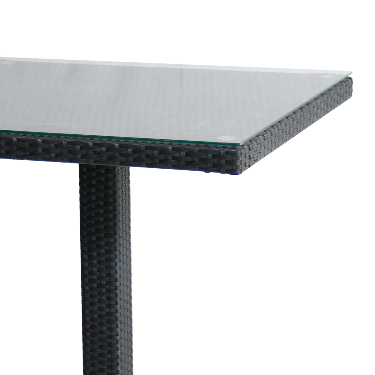 Tisch Verona 70x70cm Polyrattan Dunkelbraun-SW10072 Tisch Verona 70x70cm Polyrattan Dunkelbraun-SW10072