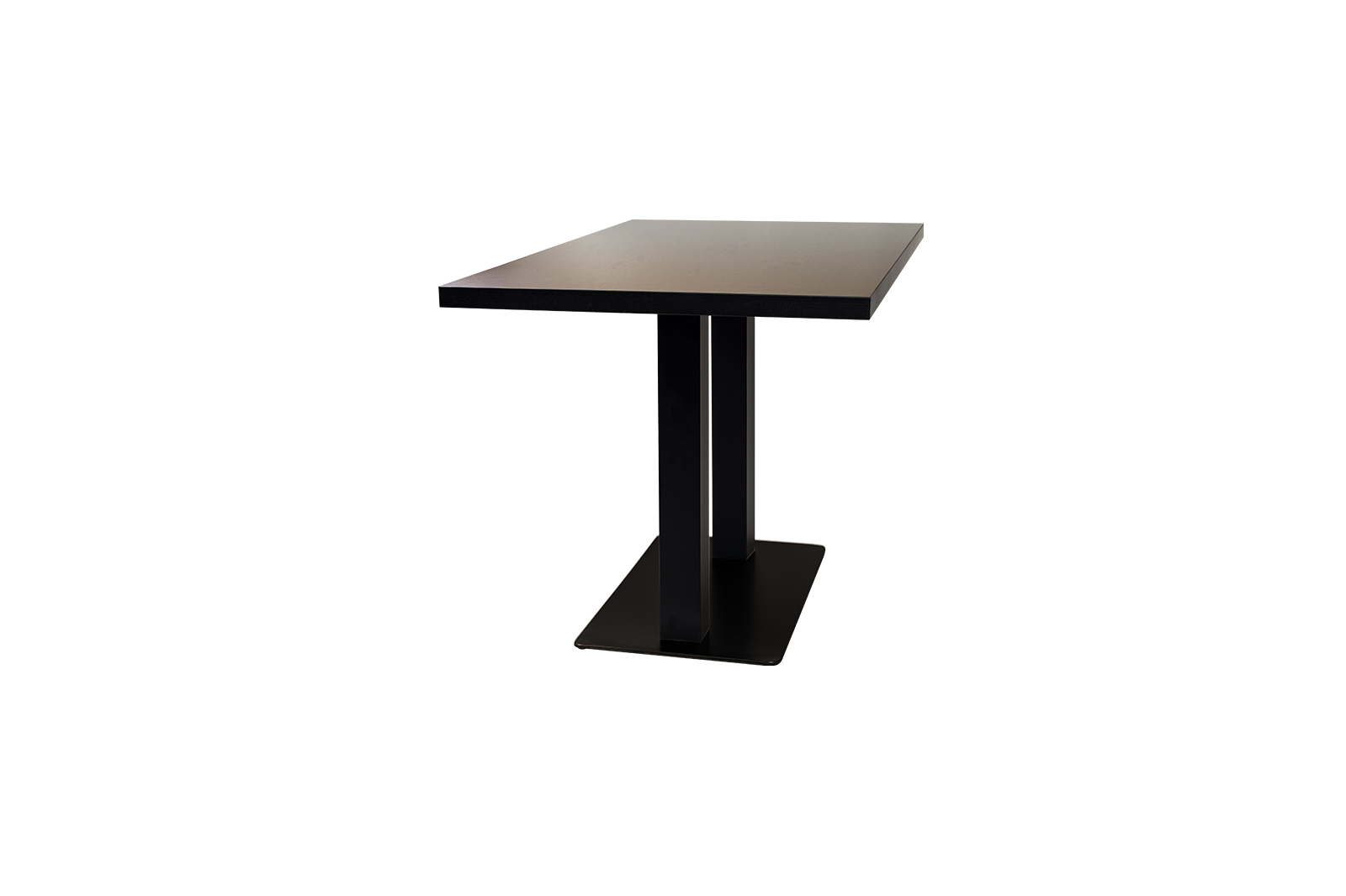 Tisch Salo 120x80cm Schwarz Restauranttisch Bistrotisch Gastrotisch-ING10524M