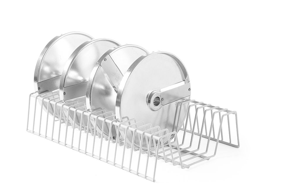 Gestell für 18 Gemüseschneidscheiben    400x250x(H)90mm-ING11494 Gestell für 18 Gemüseschneidscheiben    400x250x(H)90mm-ING11494