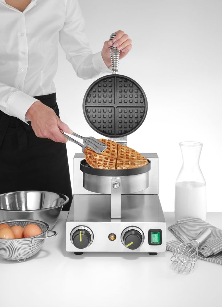 Waffeleisen rund    230V/1000W  250x491x(H)285mm-ING11285 Waffeleisen rund    230V/1000W  250x491x(H)285mm-ING11285