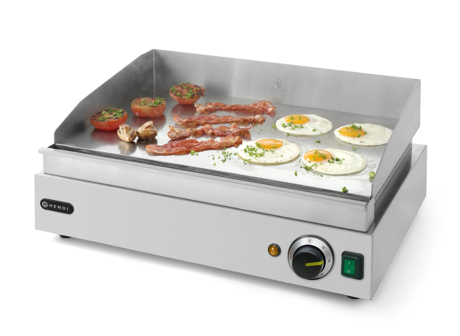 Grillplatte Profi Line glatte Ausführung 55x45,5x(H)24,4cm