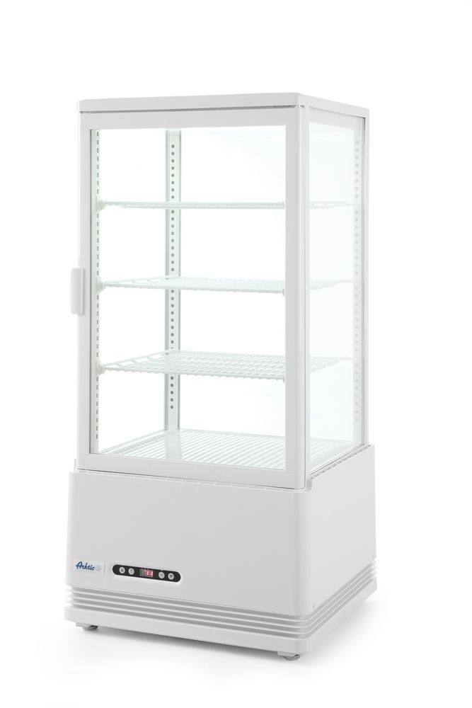 Aufsatz-Kühlvitrine 78 Liter Arktic Weiß 230V/170W 444x397x(H)940mm-ING11168