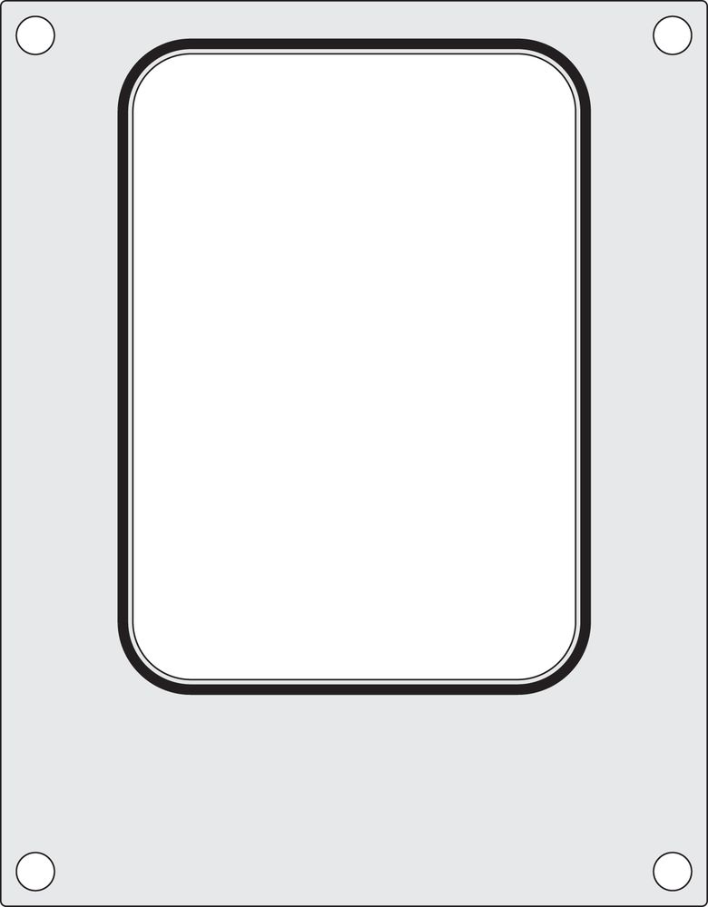 Matrize für Versiegelungsmaschine    ein Behälter (187x137 mm)-ING11298 Matrize für Versiegelungsmaschine    ein Behälter (187x137 mm)-ING11298