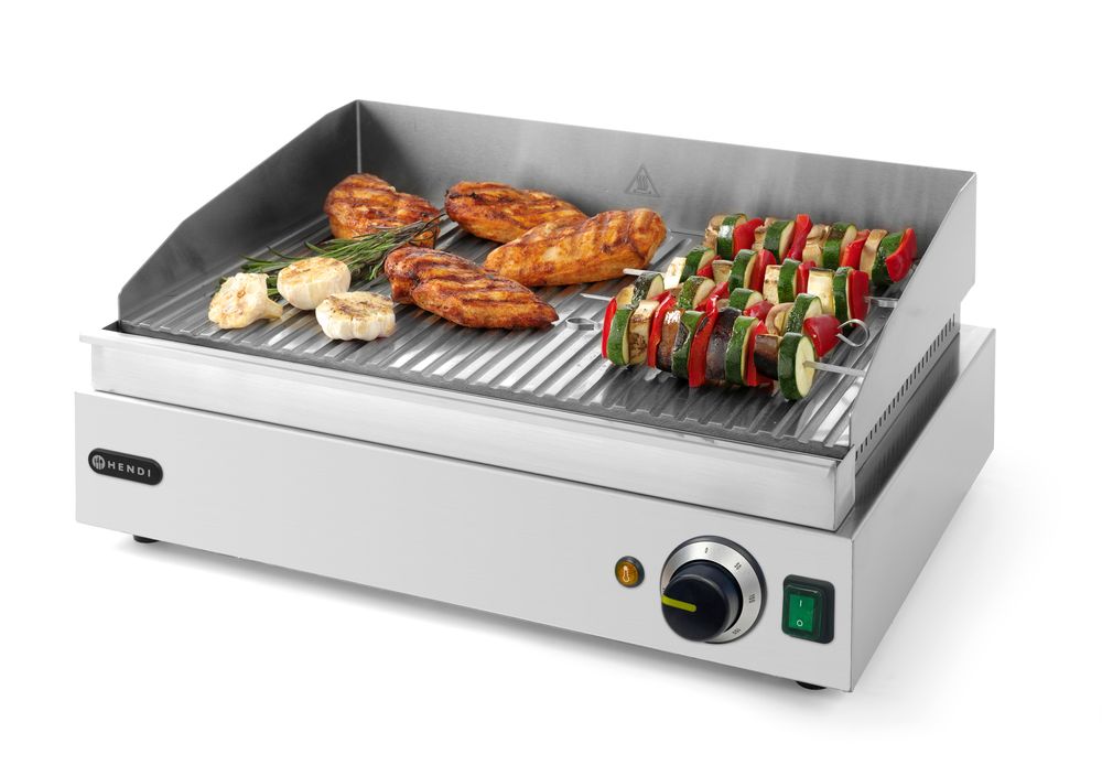 Grillplatte    Profi Line  gerillte Ausführung  230V/2400W  550x435x(H)245mm-ING11583 Grillplatte    Profi Line  gerillte Ausführung  230V/2400W  550x435x(H)245mm-ING11583