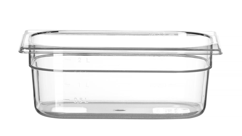 Gastronorm-Behälter 1/4 Profi Line GN 1/4 28L Transparent 265x162x(H)100mm-ING12282