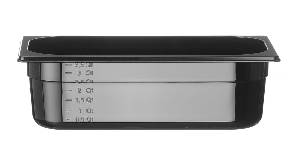 Gastronorm-Behälter 1/3 Profi Line GN 1/3 4L Schwarz 325x176x(H)100mm-ING12247 Gastronorm-Behälter 1/3 Profi Line GN 1/3 4L Schwarz 325x176x(H)100mm-ING12247