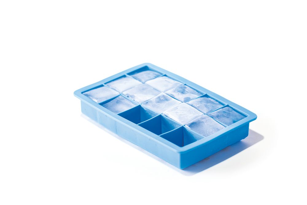Eiswürfelform kleine Würfel BarUp Blau 190x120x(H)35mm-ING11070