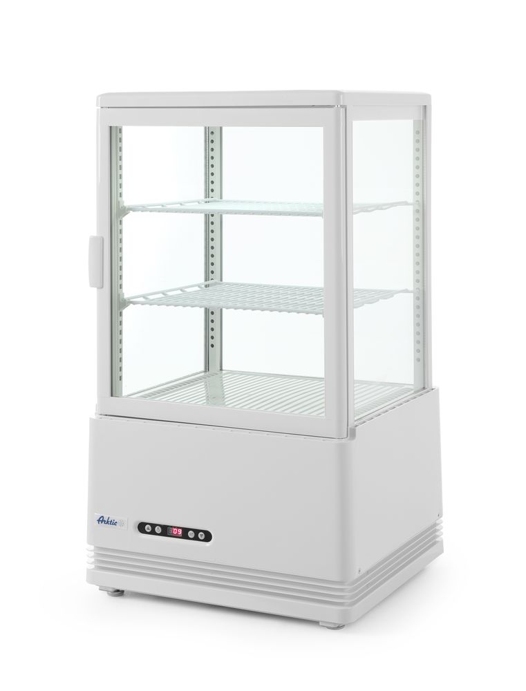 Aufsatz-Kühlvitrine 58 Liter Arktic Weiß 230V/170W 452x406x(H)830mm-ING11170