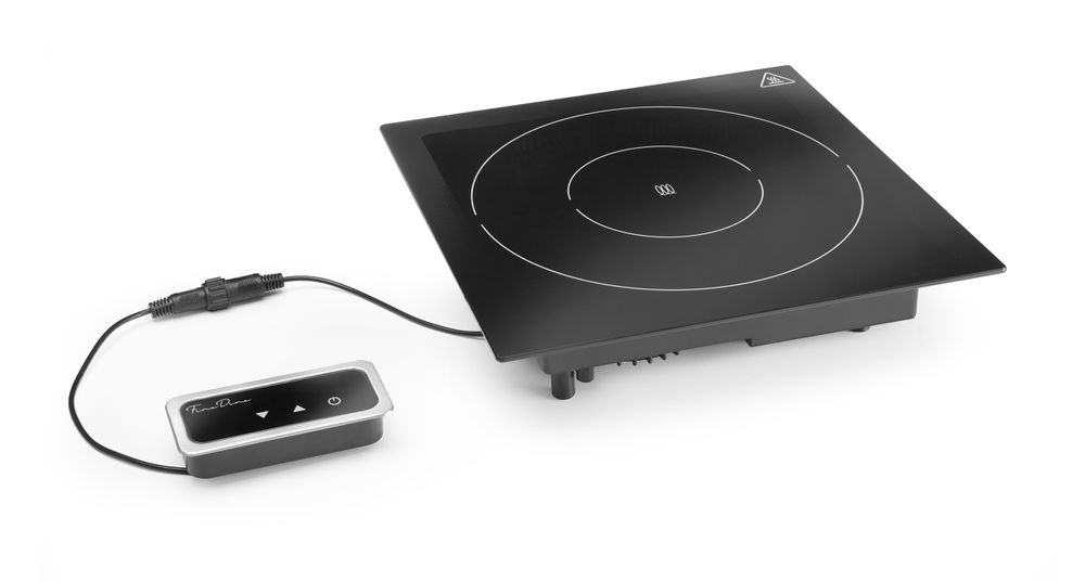 Induktionsheizplatte 1000 W  Fine Dine  Schwarz  230V/1000W  350x397x(H)85mm-ING11283 Induktionsheizplatte 1000 W  Fine Dine  Schwarz  230V/1000W  350x397x(H)85mm-ING11283