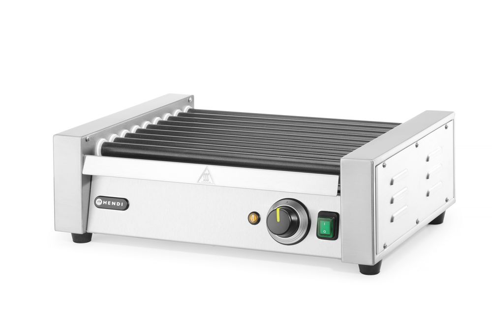 Rollengrill - Eine Zone    9 Rollen  230V/940W  520x425x(H)175mm-ING11577