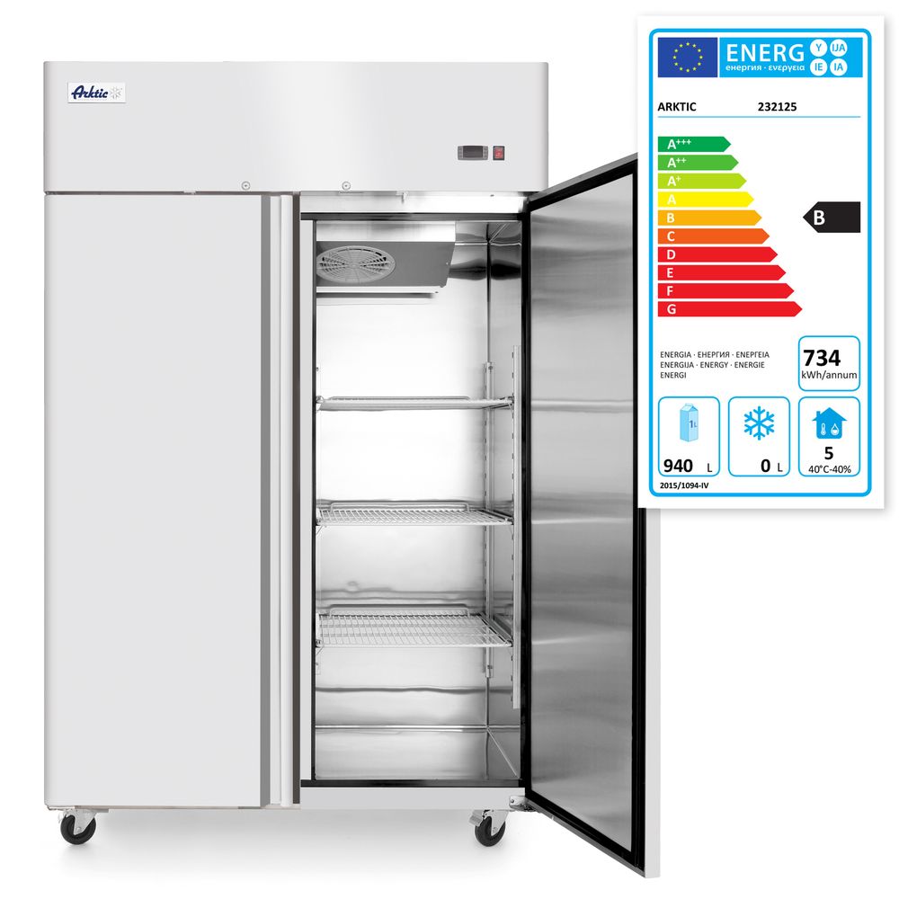 Kühlschrank zweitürig Profi Line 1240 L Arktic Profi Line GN 2/1 940L 230V/350W 1314x800x(H)2082mm-ING11214