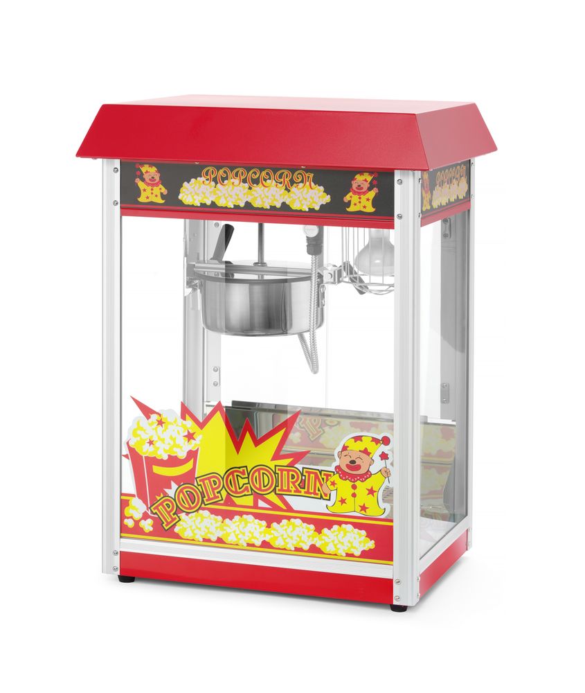Popcorn-Maschine    Rot  230V/1500W  574x420x(H)778mm-ING11375 Popcorn-Maschine    Rot  230V/1500W  574x420x(H)778mm-ING11375