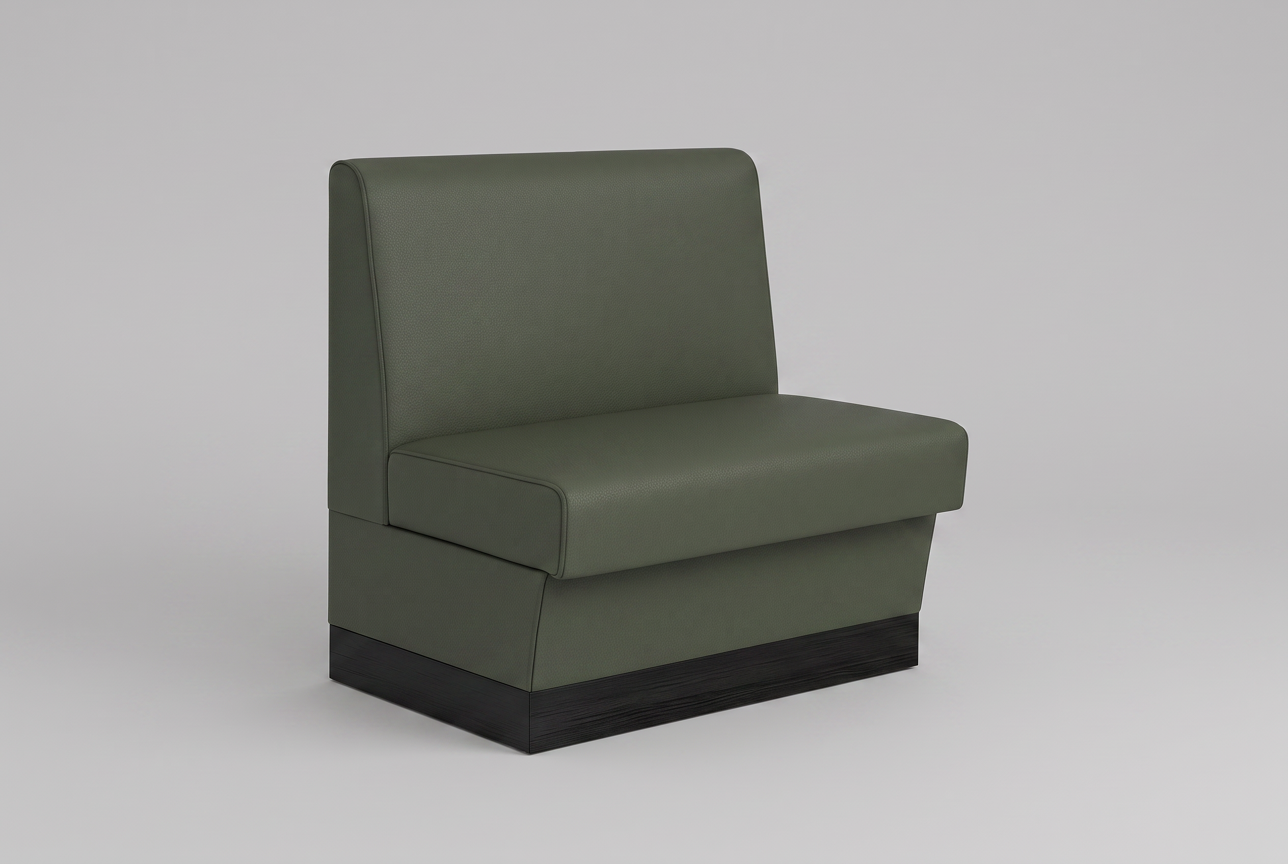 Gastrobank 80cm Olivgrün Kunstleder Florenz Sitzbank Dinerbank
