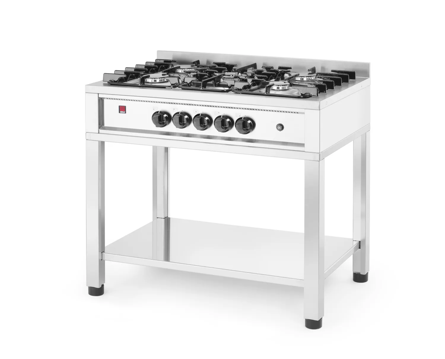 Gasherd - 5 Kochfelder offener Unterbau Kitchen Line 14.3kW 90x64x(H)91cm