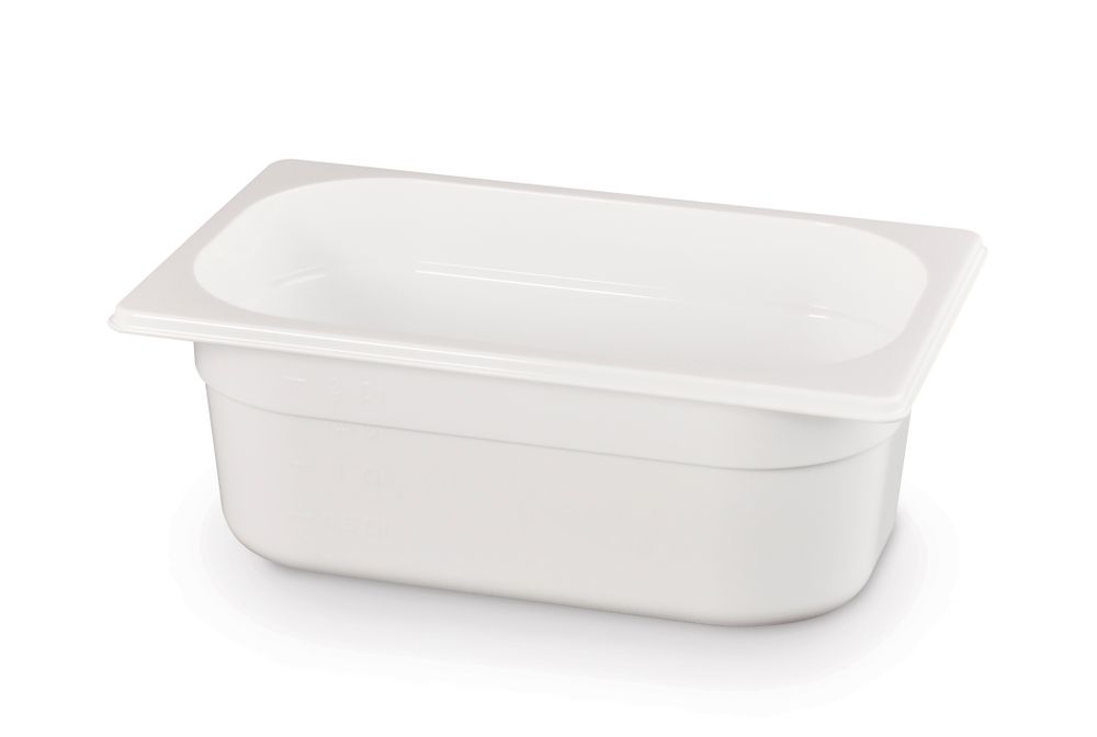 Gastronorm-Behälter 1/4 GN 1/4 28L Weiß 265x162x(H)100mm-ING12390 Gastronorm-Behälter 1/4 GN 1/4 28L Weiß 265x162x(H)100mm-ING12390