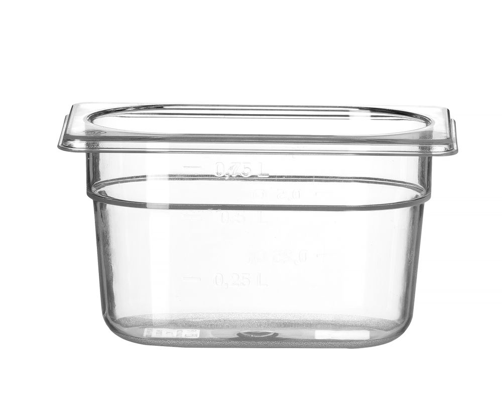 Gastronorm-Behälter 1/9 Profi Line GN 1/9 1L Transparent 176x108x(H)100mm-ING12270
