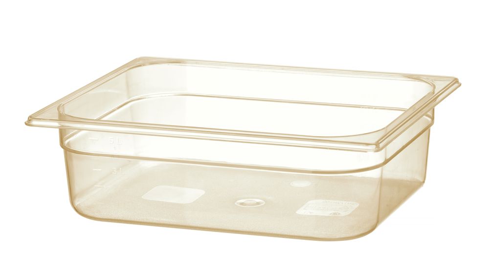 Gastronorm-Behälter 1/2 hochtemperaturbeständig GN 1/2 61L Transparent 325x265x(H)100mm-ING12378