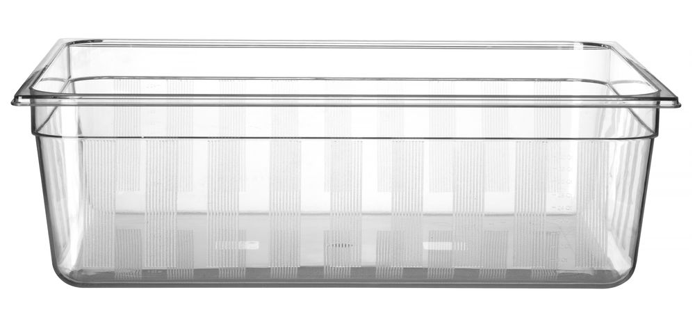 Gastronorm-Behälter 2/1 GN 2/1 58L Transparent 650x530x(H)200mm-ING12559