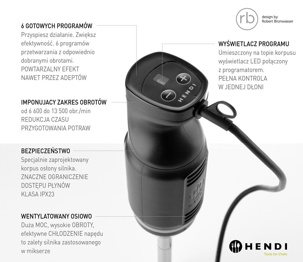 Stabmixer  BLEND  220-240V/250W  ø71x(H)450mm-ING11510 Stabmixer  BLEND  220-240V/250W  ø71x(H)450mm-ING11510