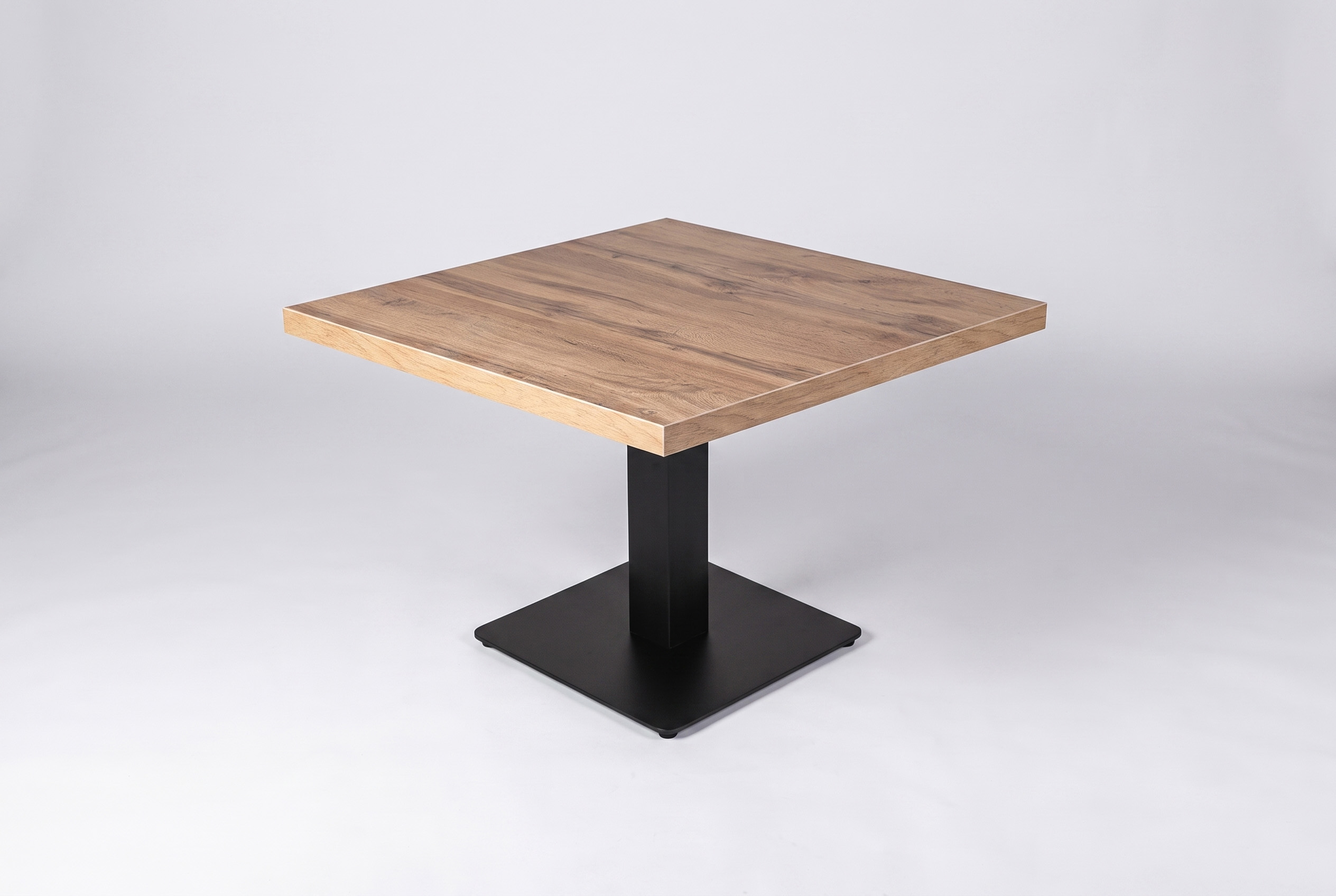 Lounge Tisch 60x60cm Eiche helle Holzoptik Andora Shisha Tisch